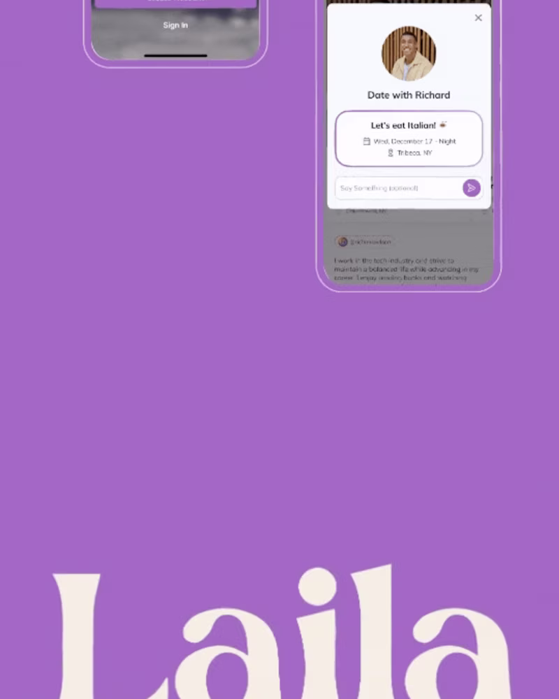 Cover image for Laila: Social Media & Web Design for a Dating App