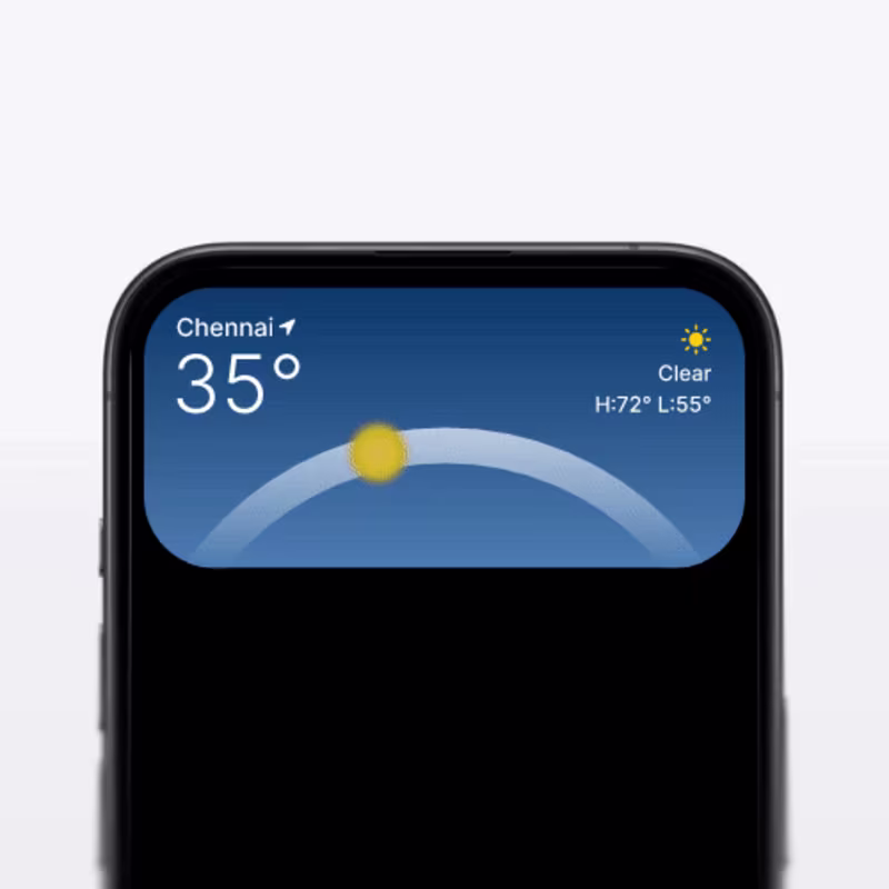 Cover image for Weather Widget Animation – Rive Project