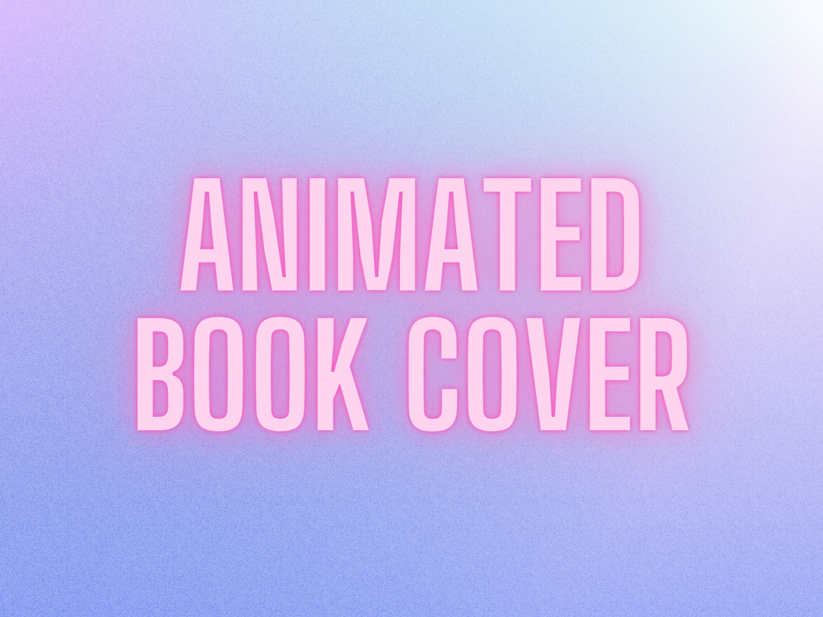 Animated Book Covers by Taryn Sutherland