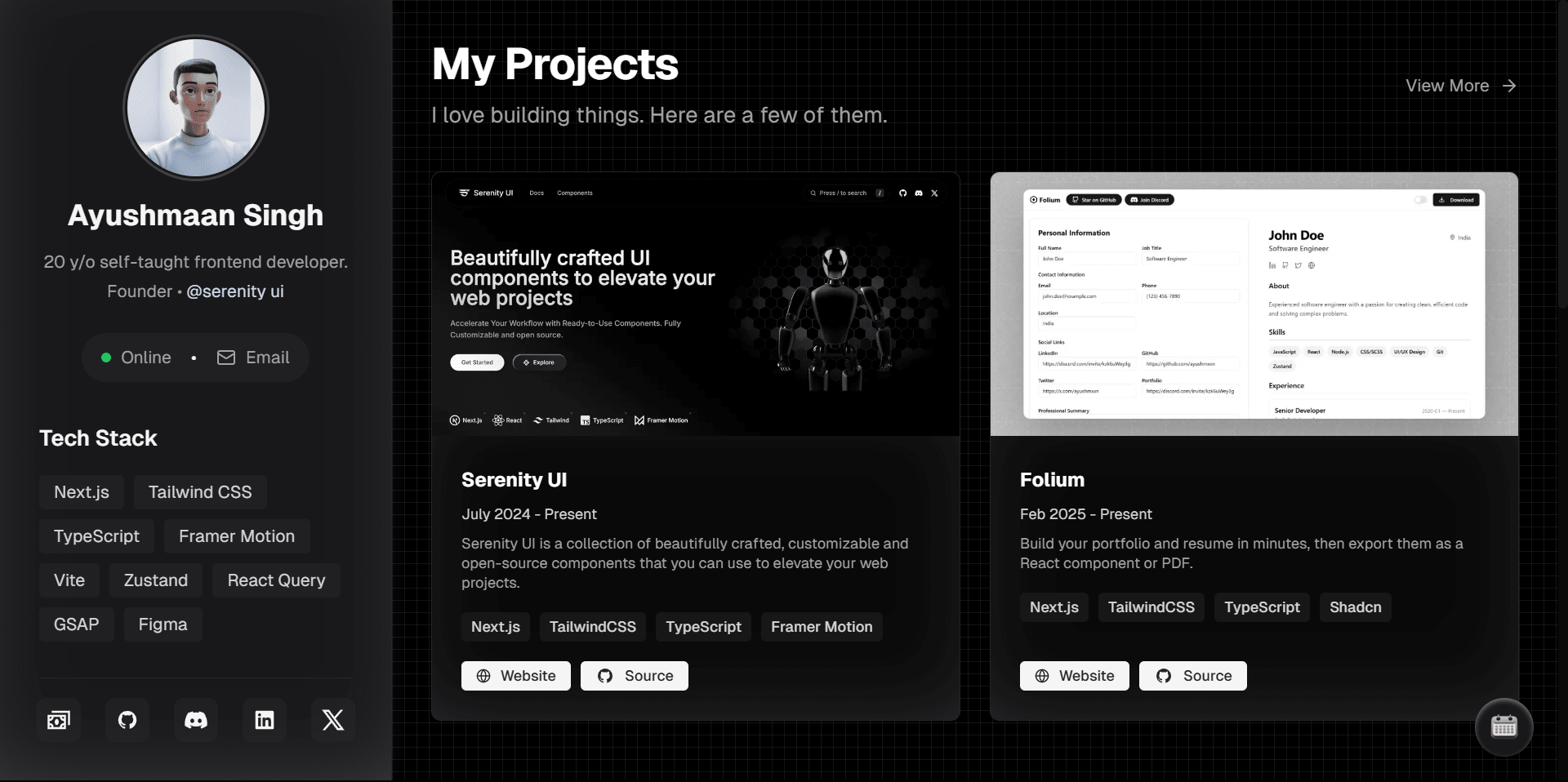 Placeholder project card media