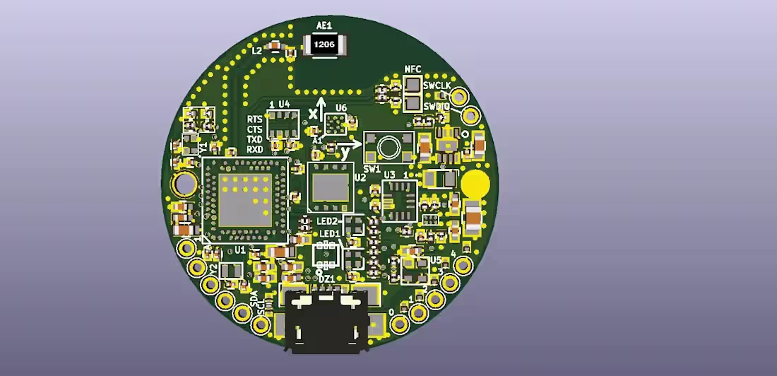 Cover image for nRF52840 Bluetooth Wearable Device