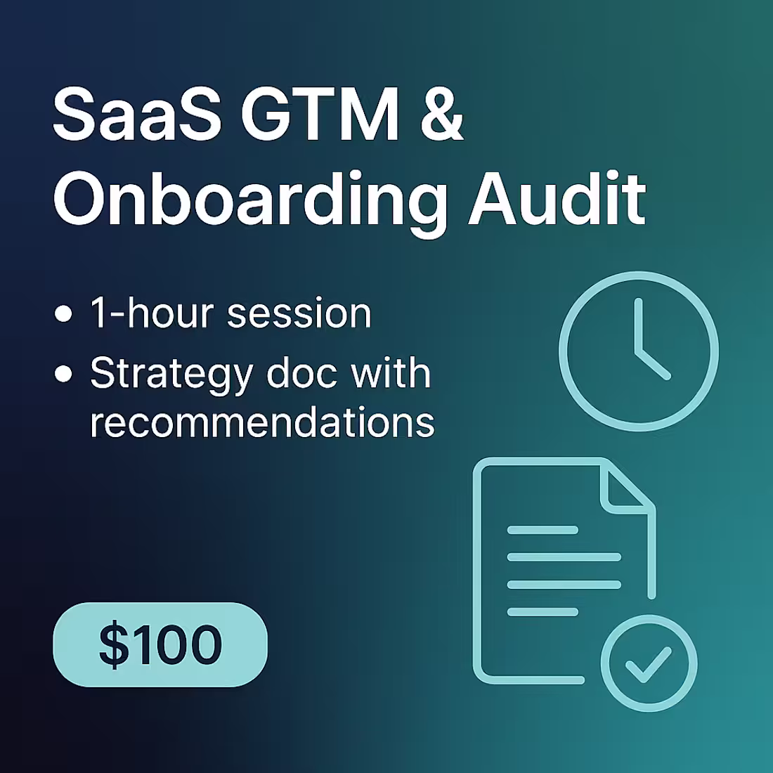 Cover image for GTM and Onboarding Audit for SaaS Startup