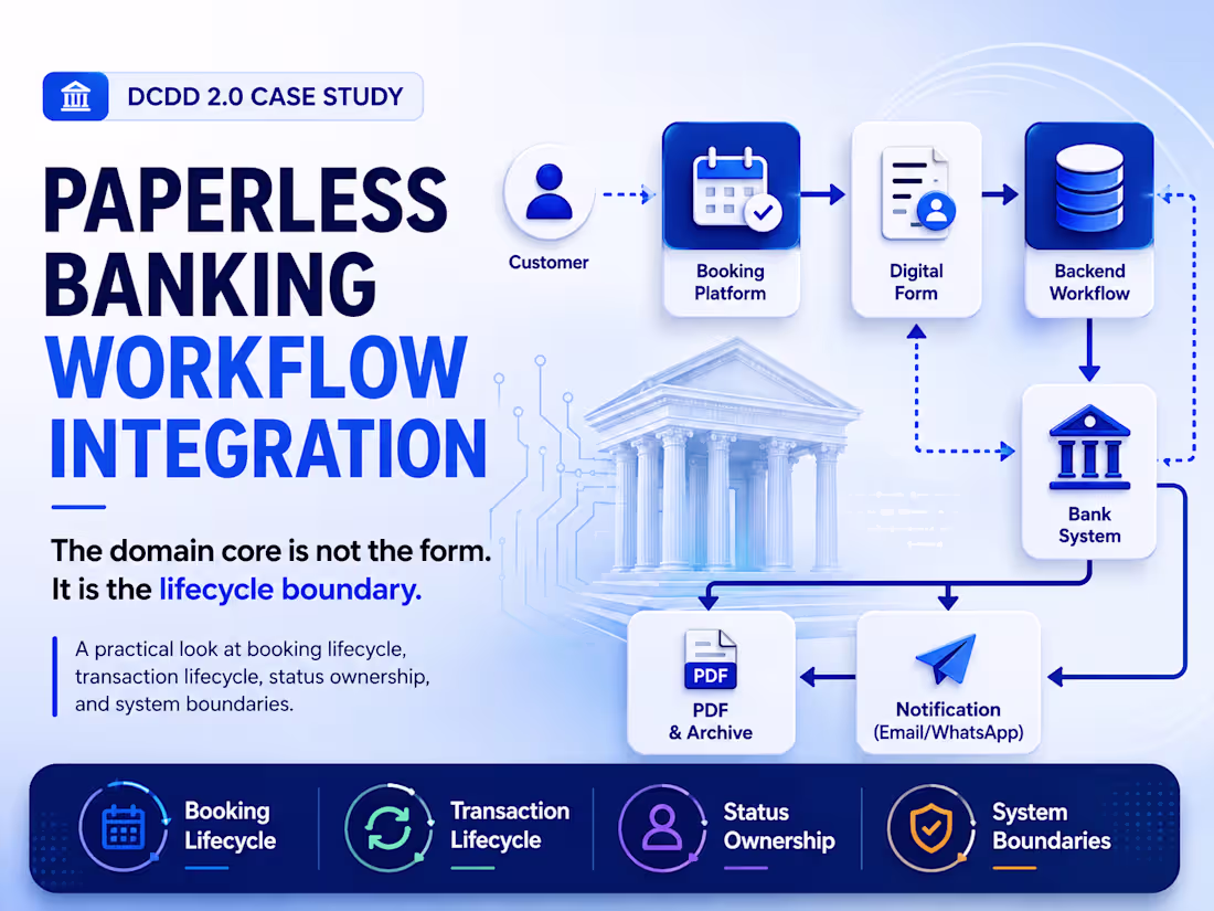 Cover image for Architecture Discovery: Paperless Banking Workflow Integration