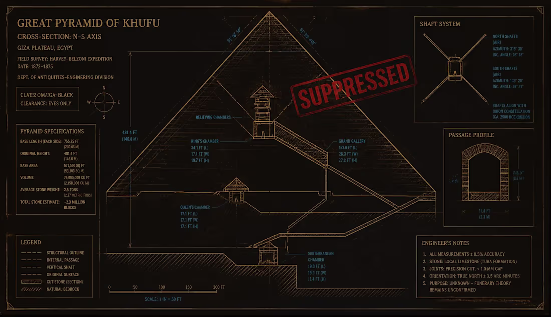 Cover image for Great Pyramid of Khufu Blueprint