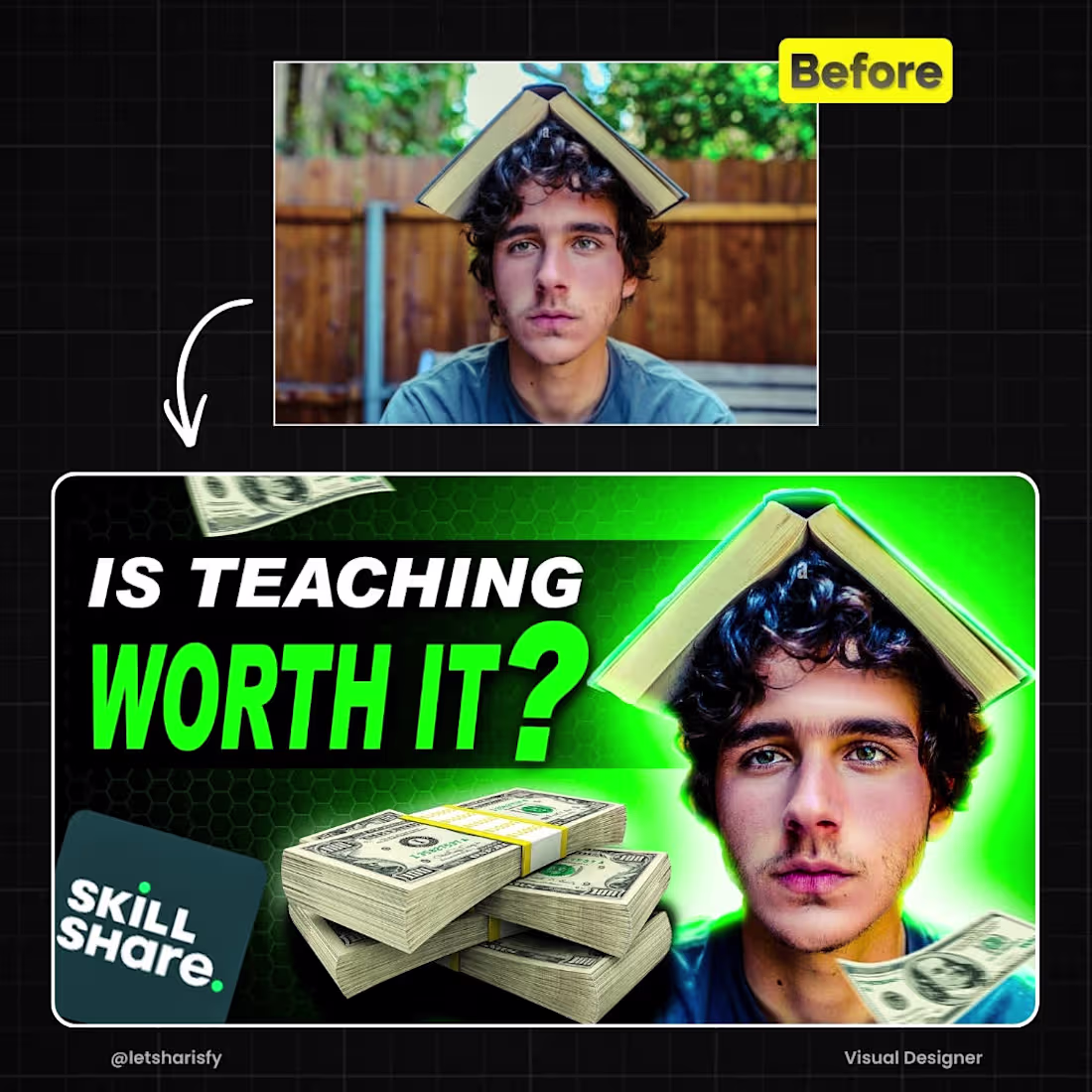 Cover image for Overview:
YouTube thumbnail design for a