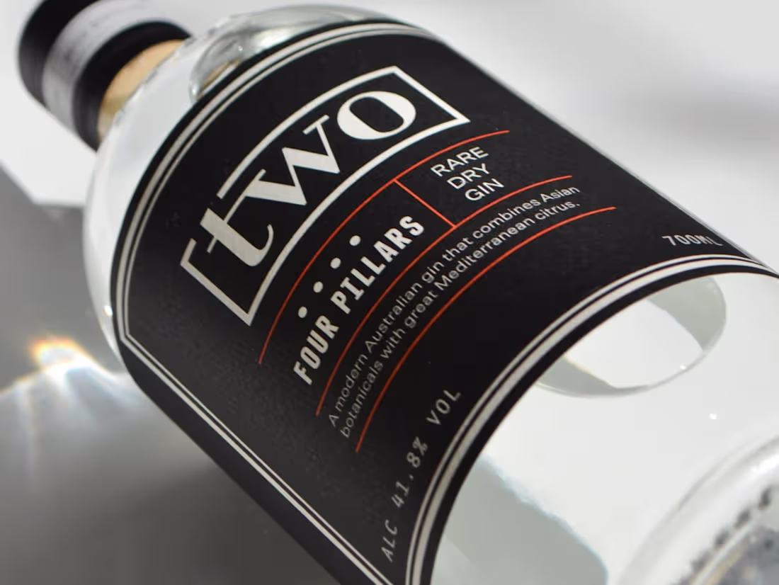 Cover image for TWO Gin - Label Design