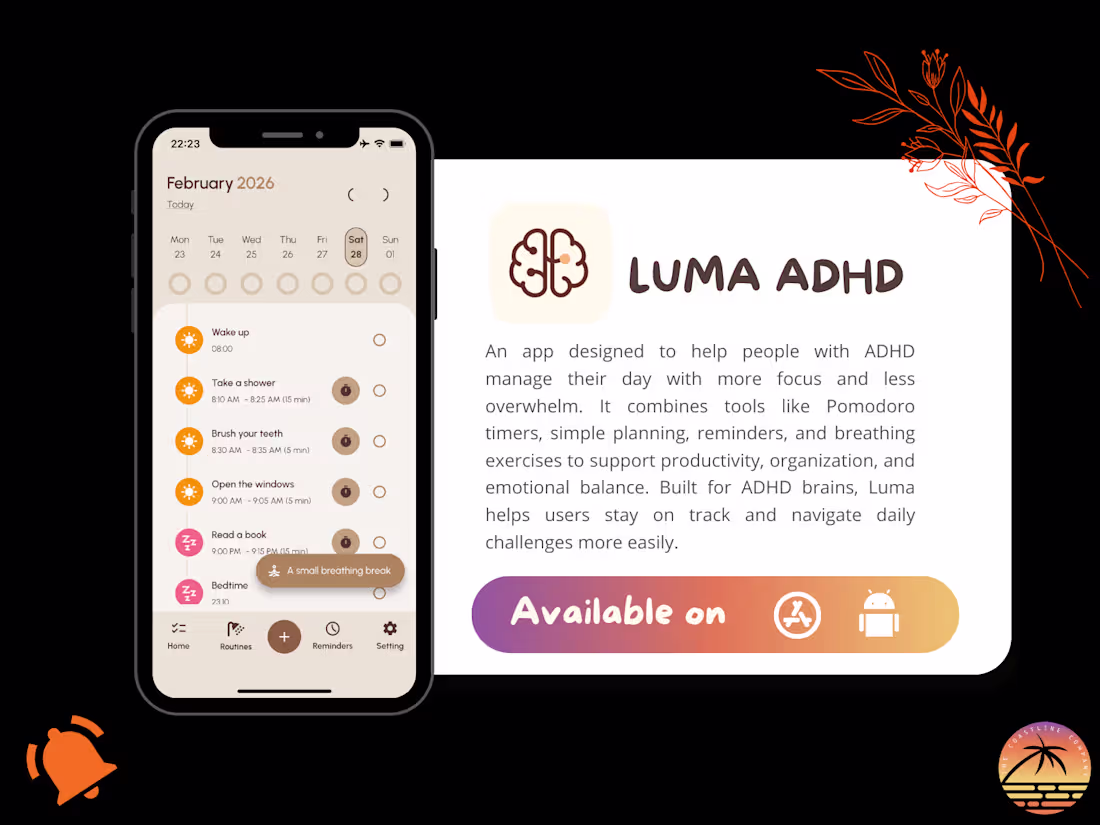 Cover image for Luma ADHD – Planning & Focus App