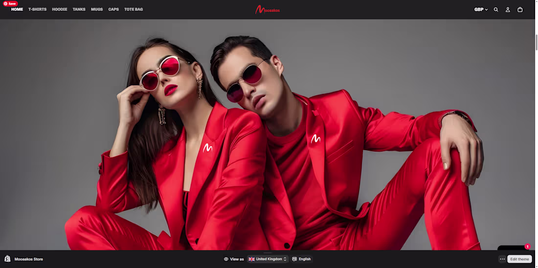 Cover image for Mooaako  Shopify Apparel &