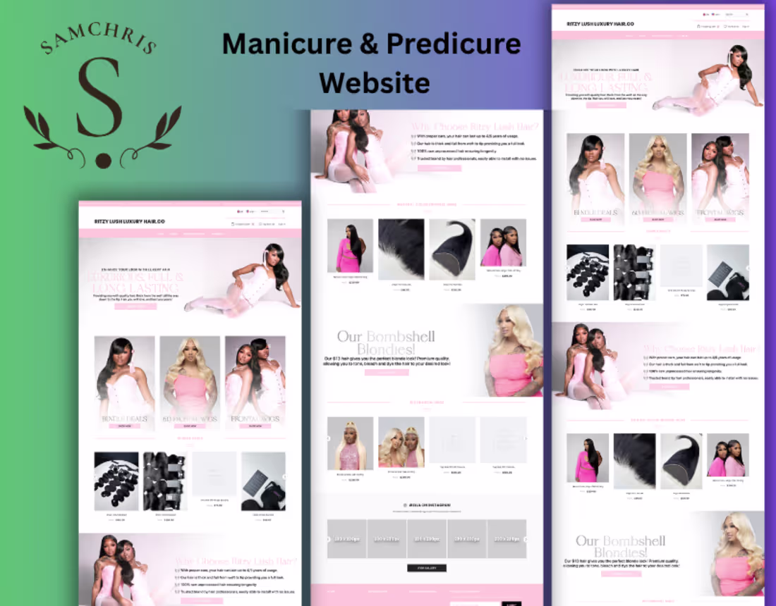 Cover image for Manicure & Pedicure Shopify Landing