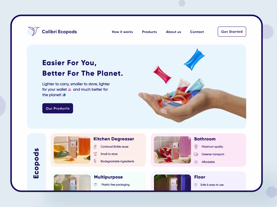 Cover image for Colibri Ecopods