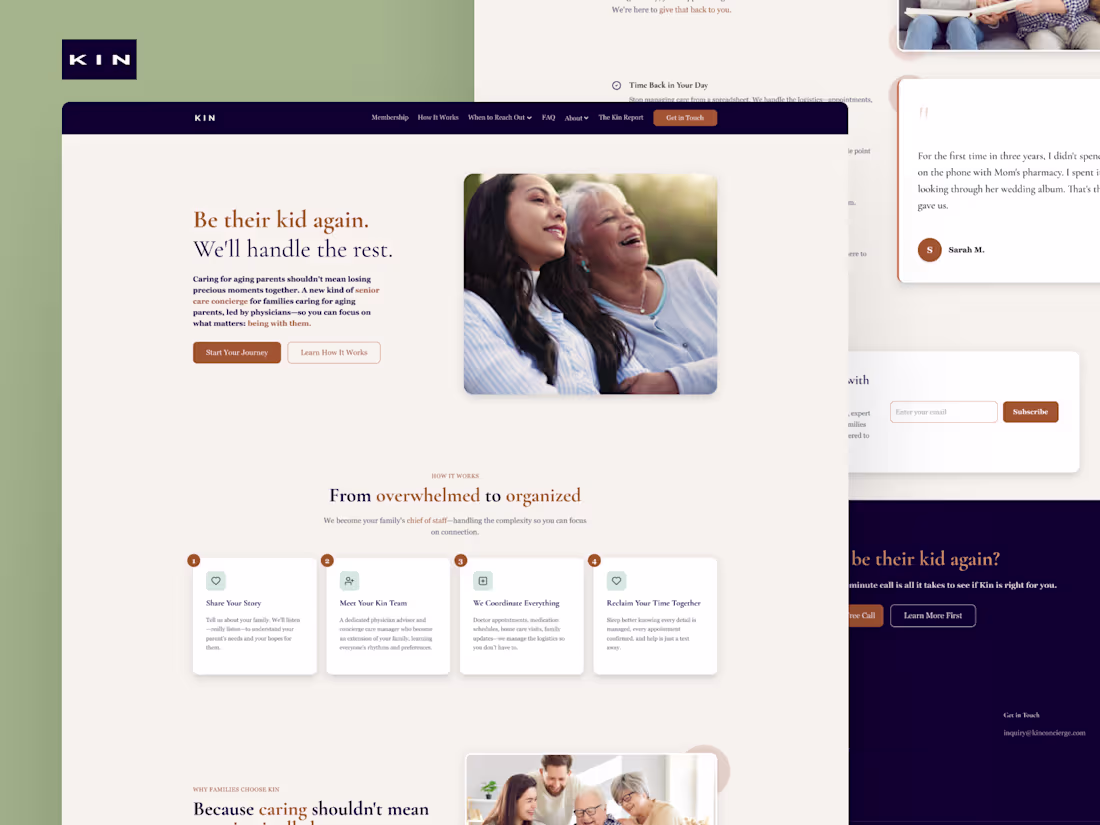 Cover image for Kin Concierge — Senior Care