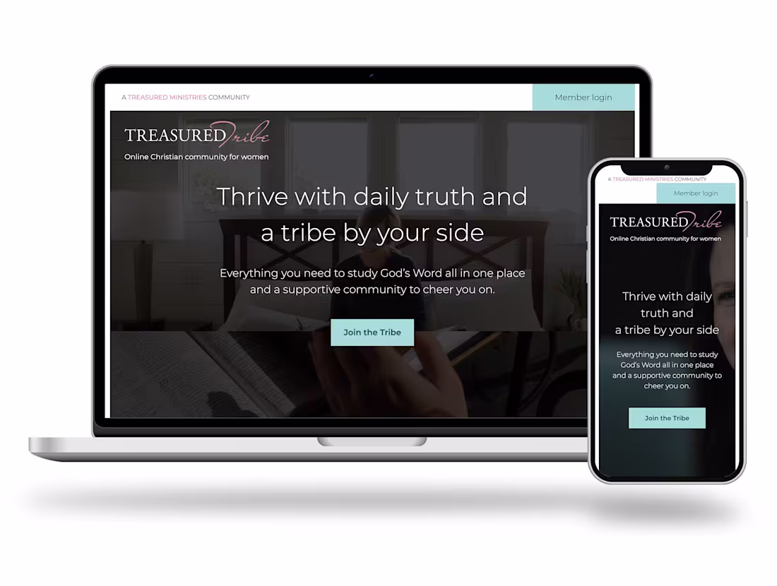 Cover image for Treasured Tribe Community Web Site