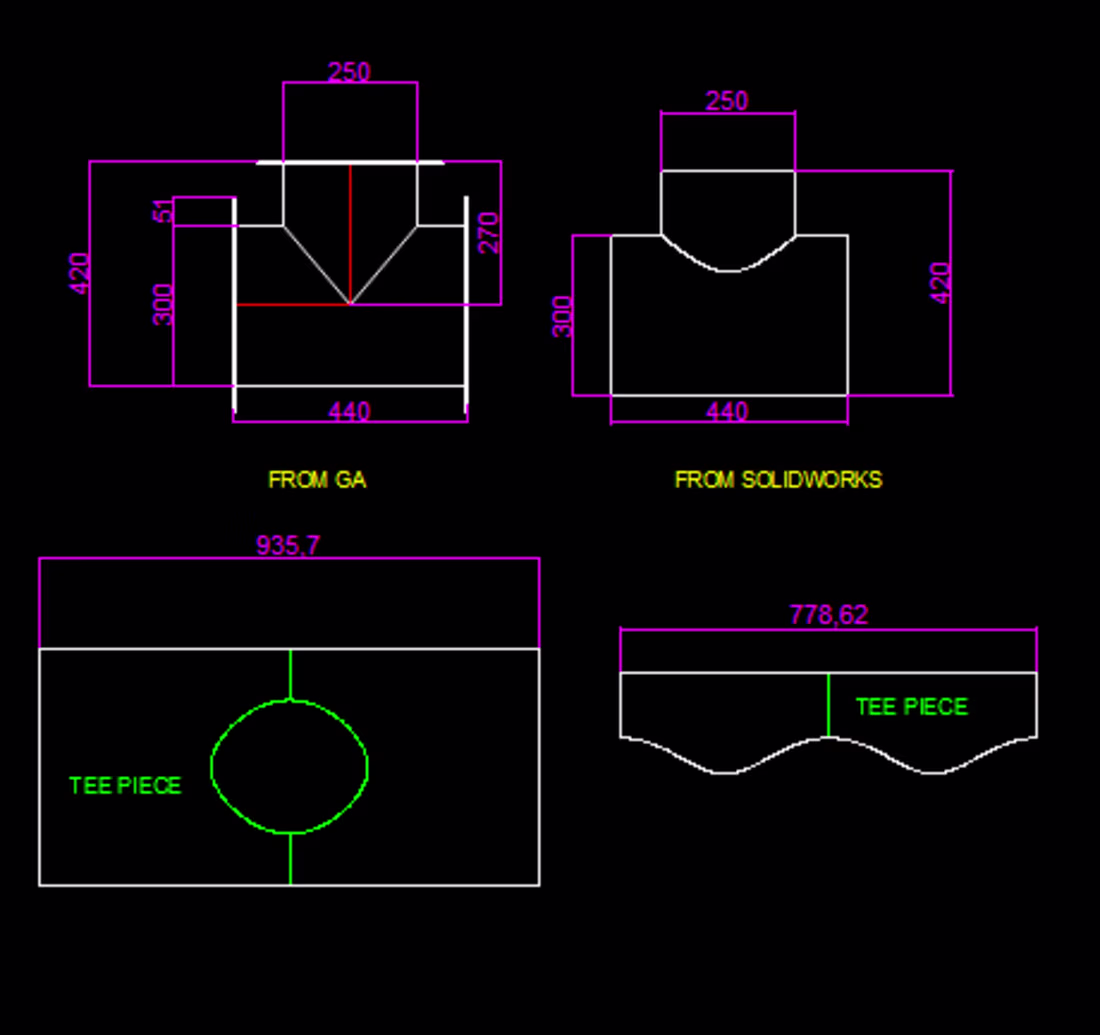 Cover image for Designed a sheet metal TEE