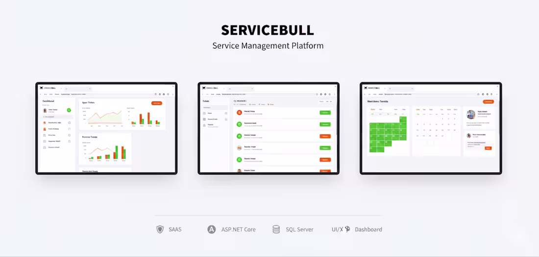 Cover image for Developed a comprehensive service management platform using ...