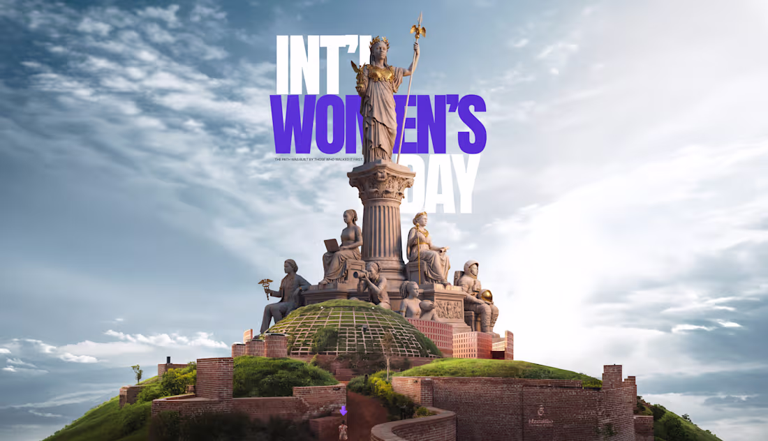 Cover image for We rarely think about what it costs a woman to be first. The...