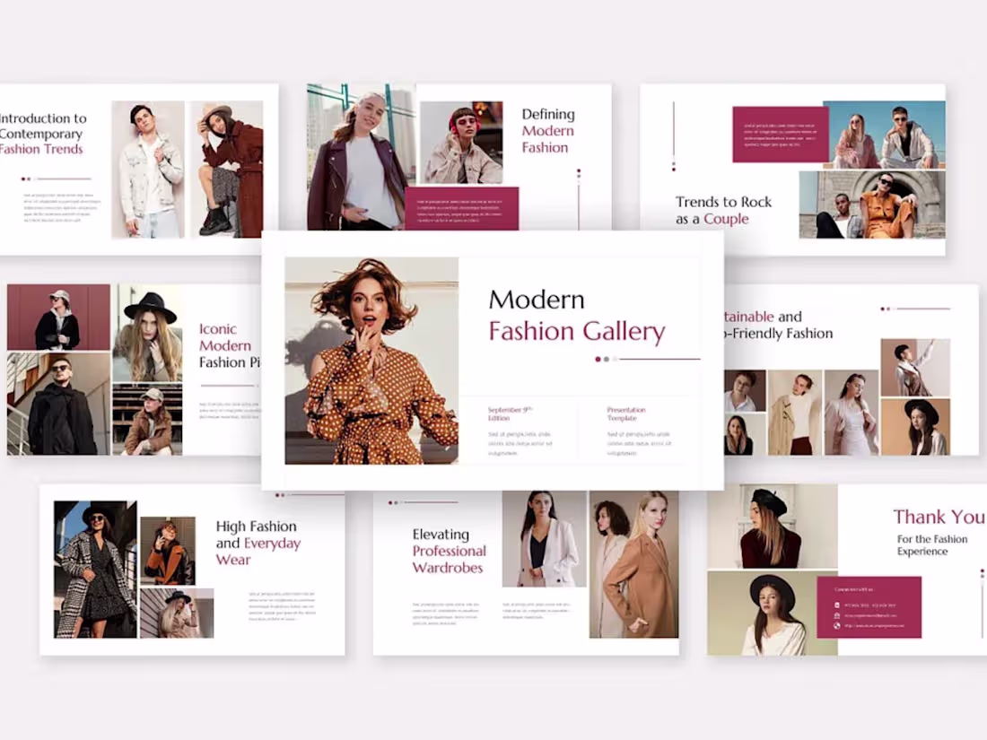 Cover image for Contemporary Fashion Trends Presentation

Designed a