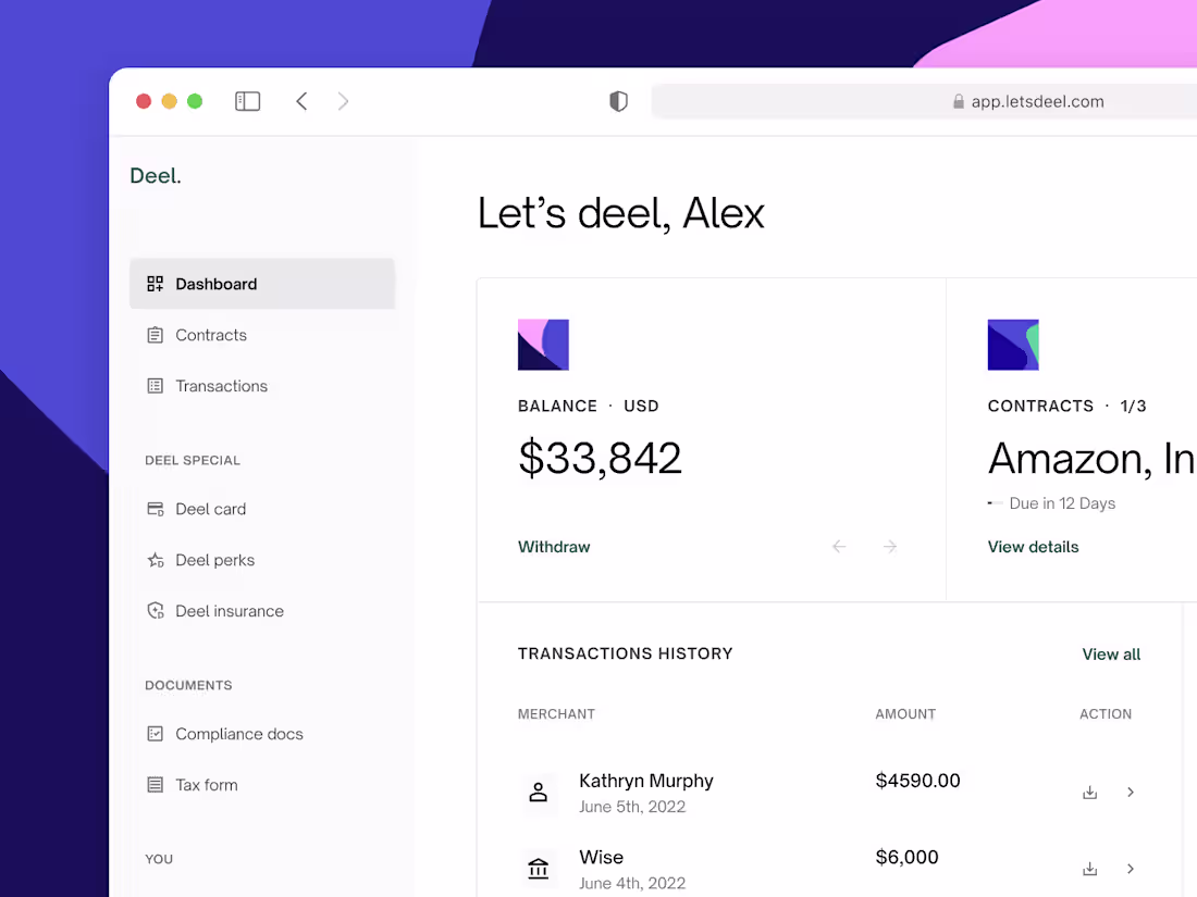 Cover image for Deel platform redesign