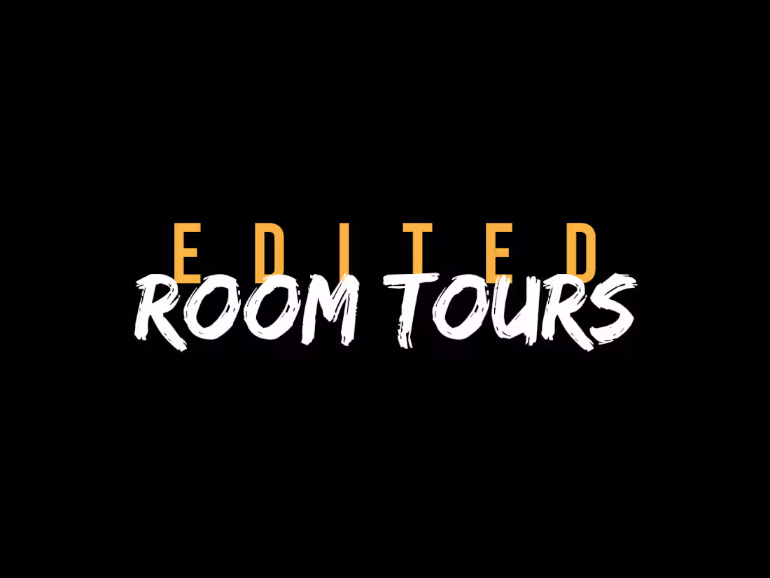 Cover image for EDITED ROOM TOURS