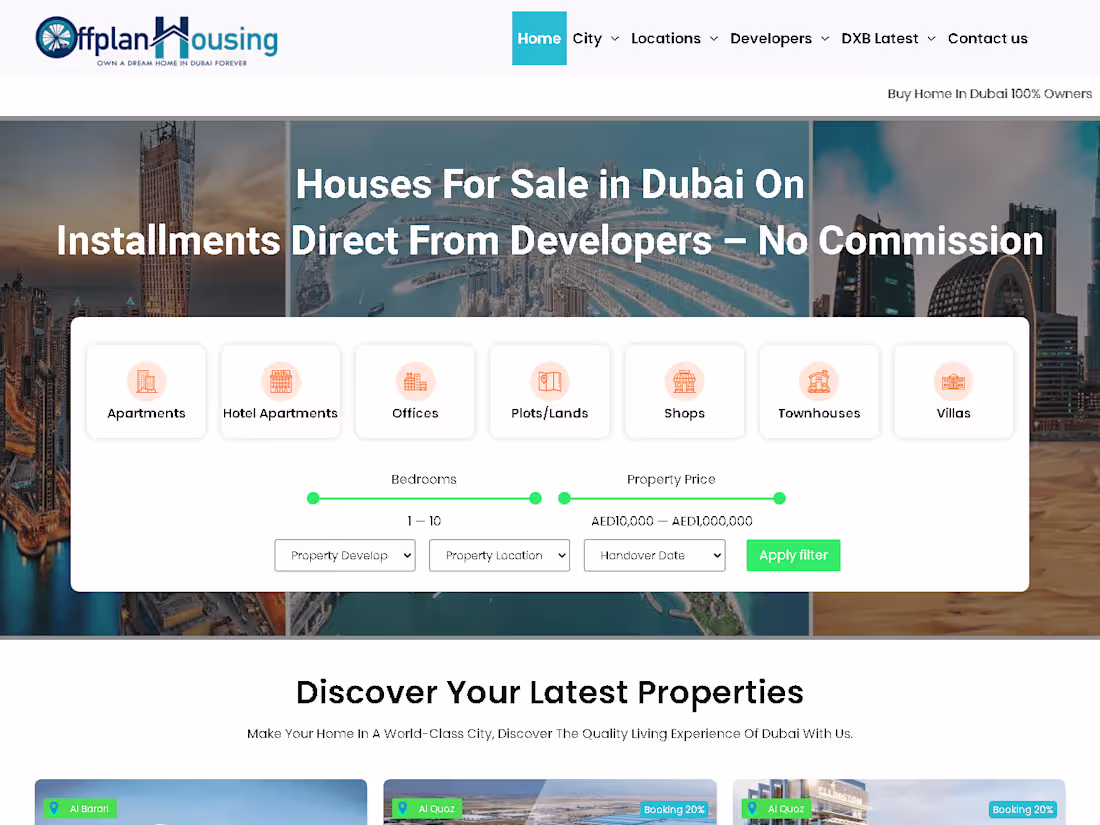 Cover image for Real Estate Customize Website