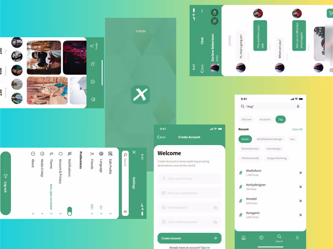 Cover image for Media X - Social Media Web Application