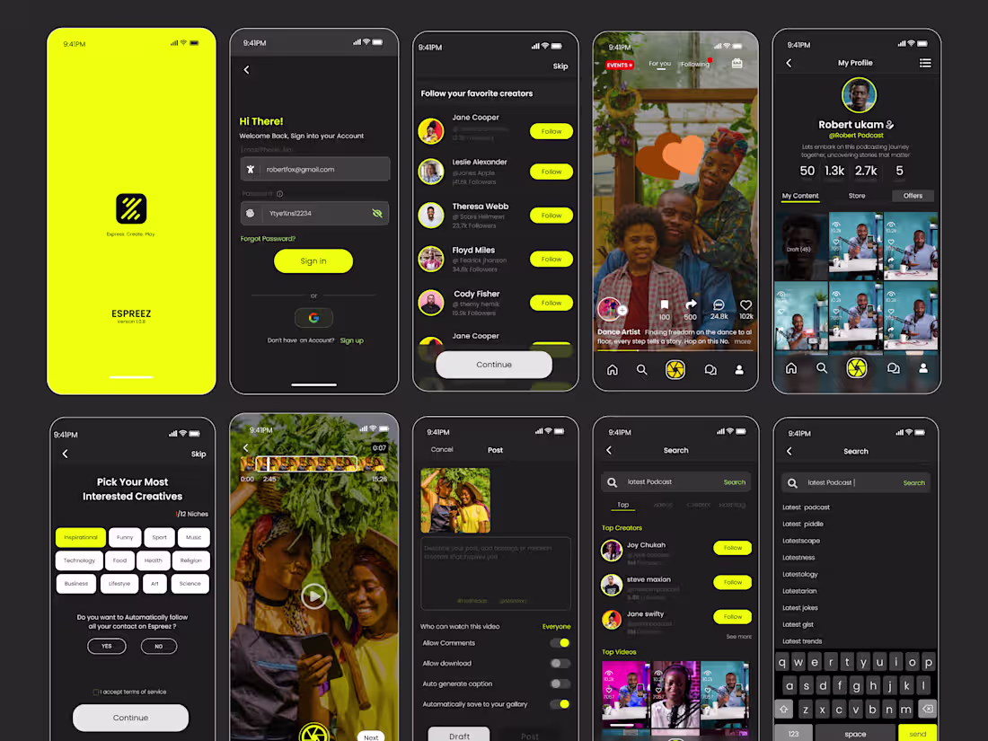 Cover image for Espreez: A Cultural Social Platform Design