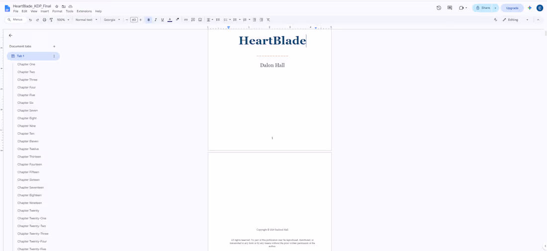 Cover image for Young adult fantasy book writing