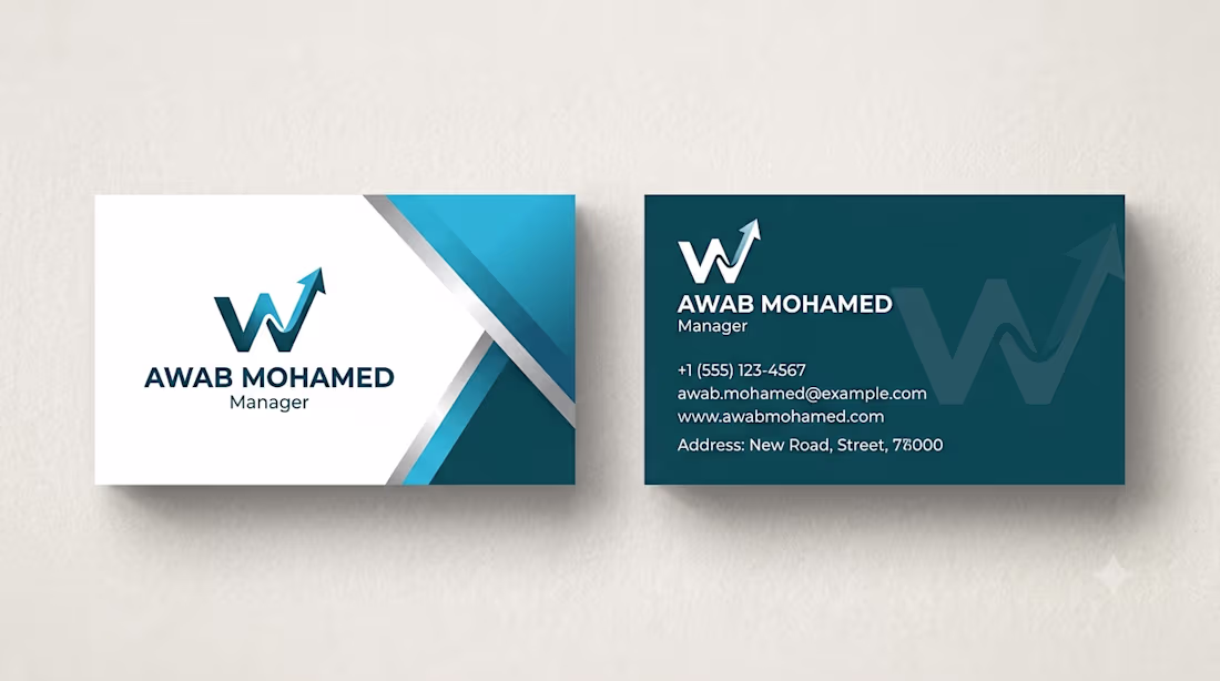 Cover image for A modern business card design