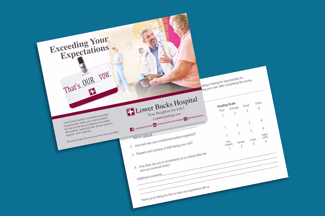 Cover image for Prime Healthcare Comment Card