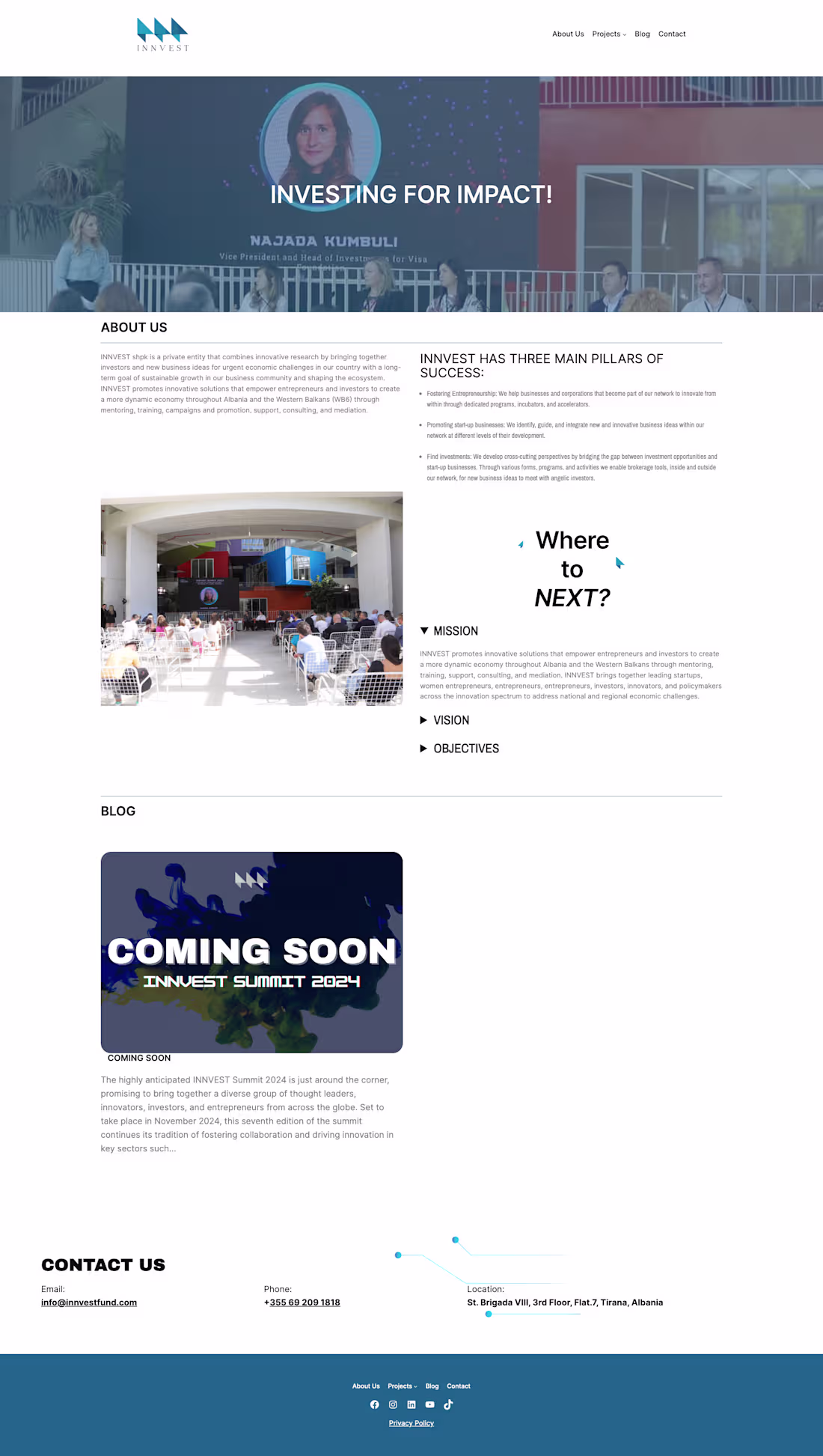 Cover image for Landing Page for Innvest Fund