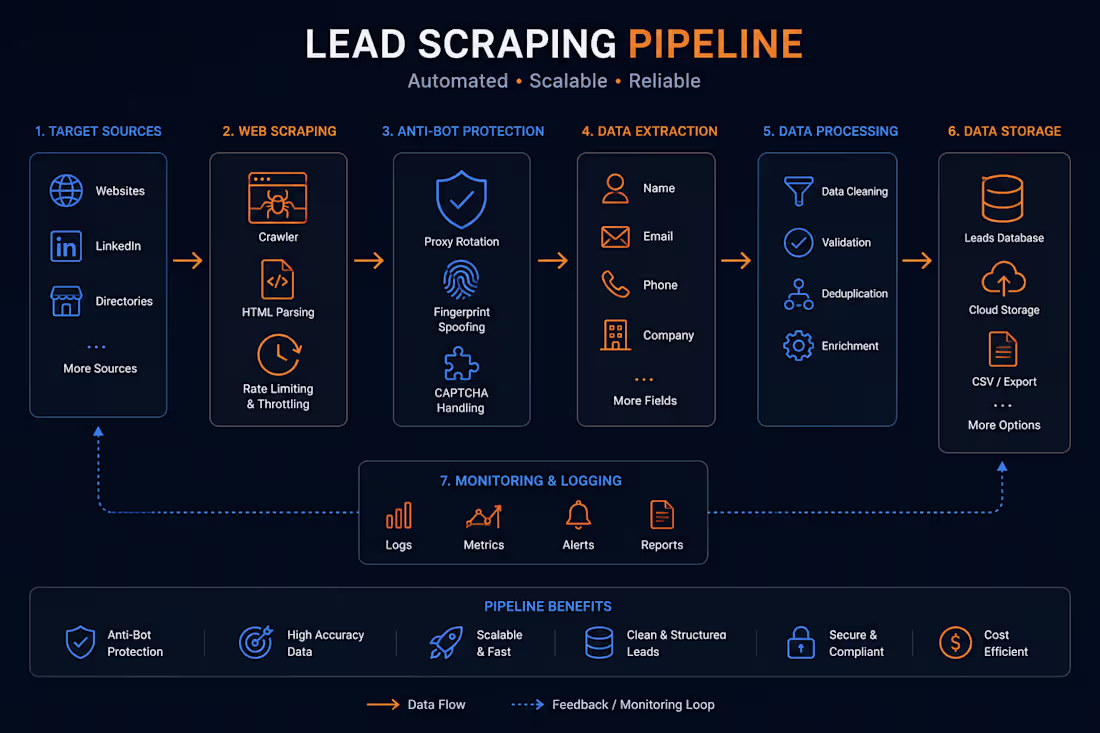 Cover image for Lead Scraping & Processing System