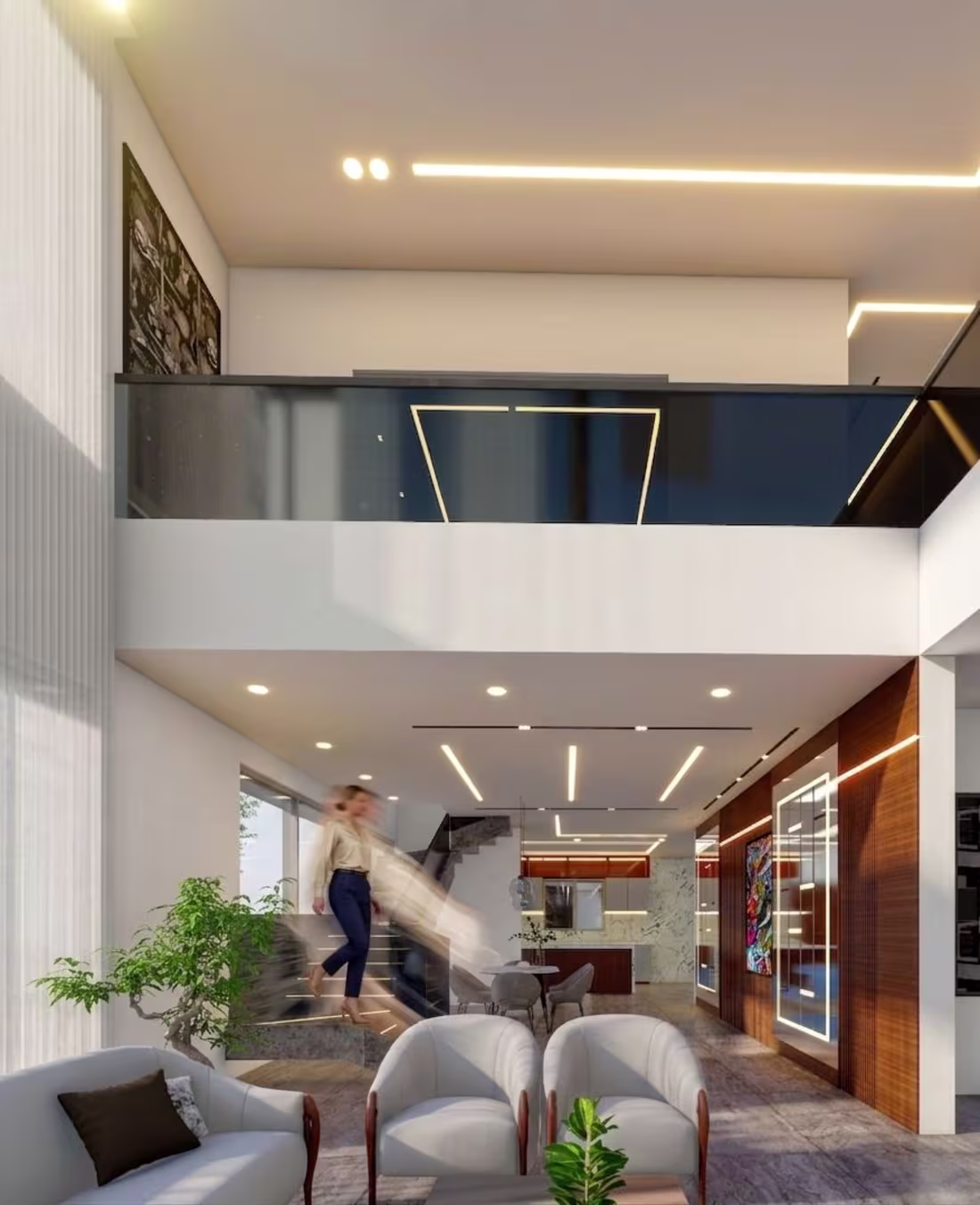 Cover image for Contemporary Living Room Interior