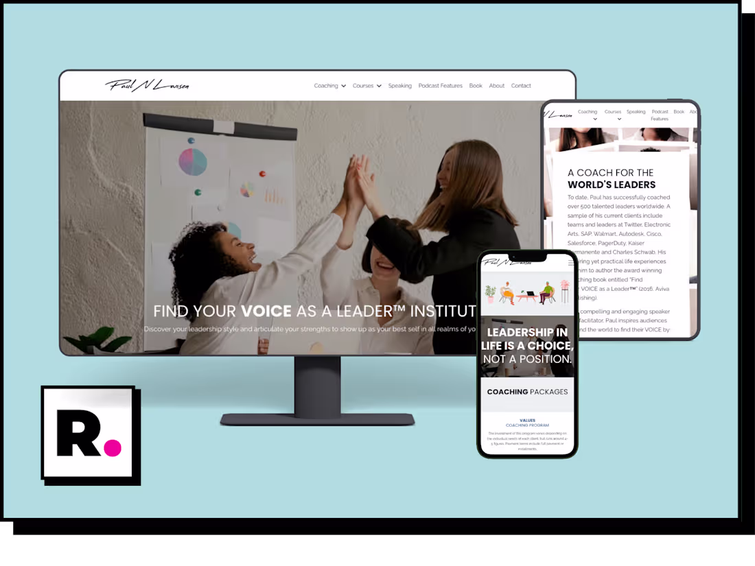 Cover image for Brand Identity and Website Development for Executive Coach