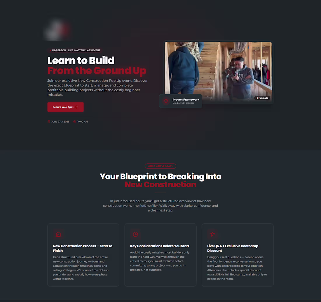 Cover image for Lead Generation Funnel for New