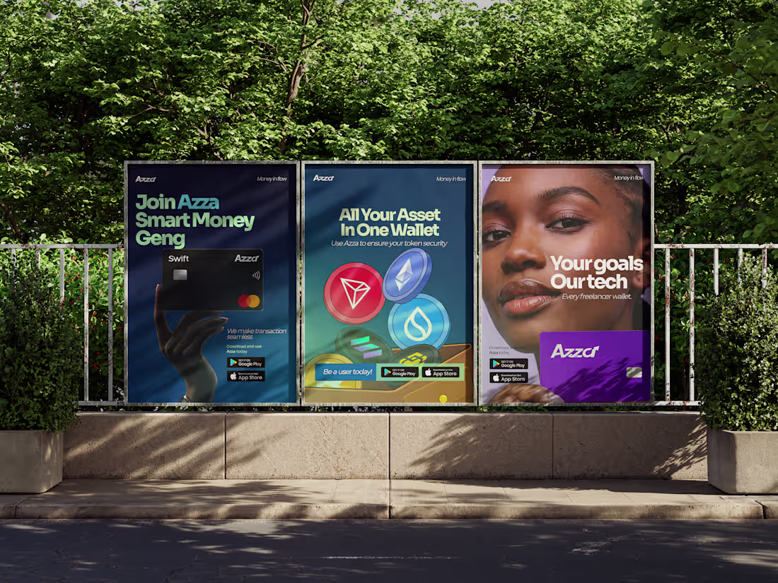 Cover image for Brand Design for Azza.
Excited to