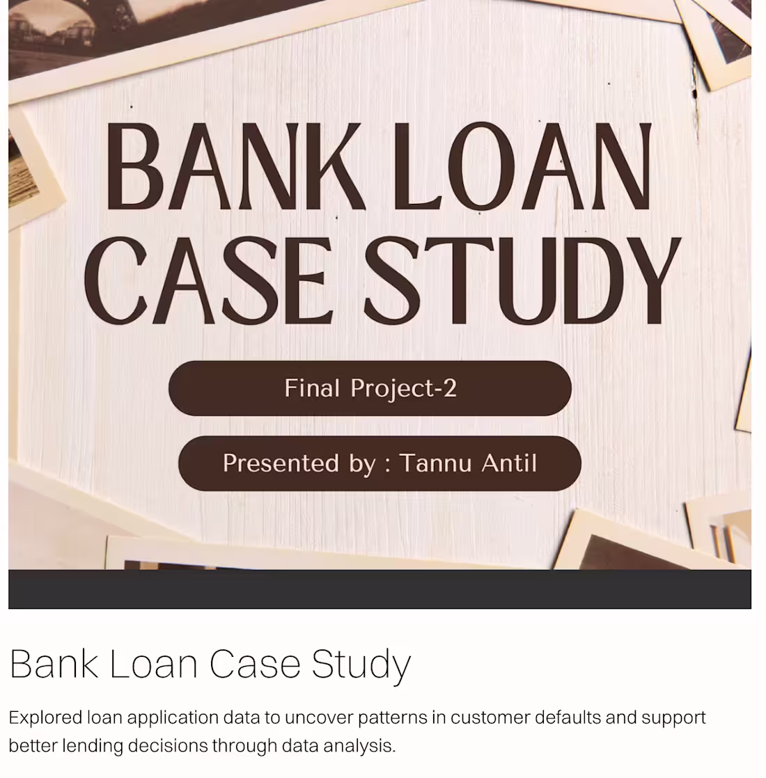 Cover image for Bank Loan Case Study
Explored loan