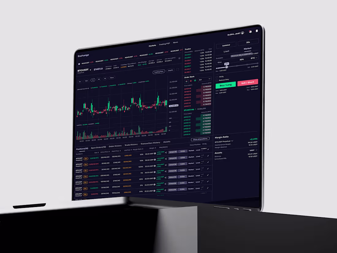 Cover image for Crypto Exchanges
(Margin Web - Application)