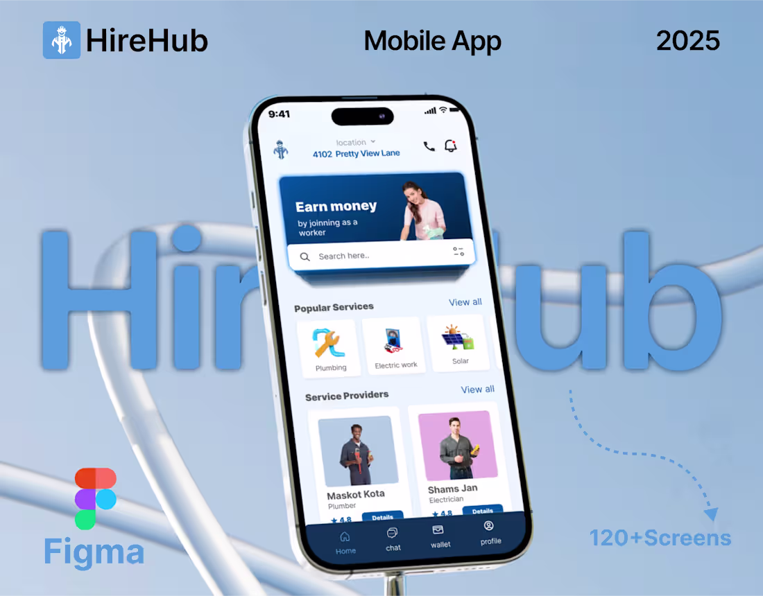 Cover image for Smart Hiring Platform Mobile App UI Case Study.