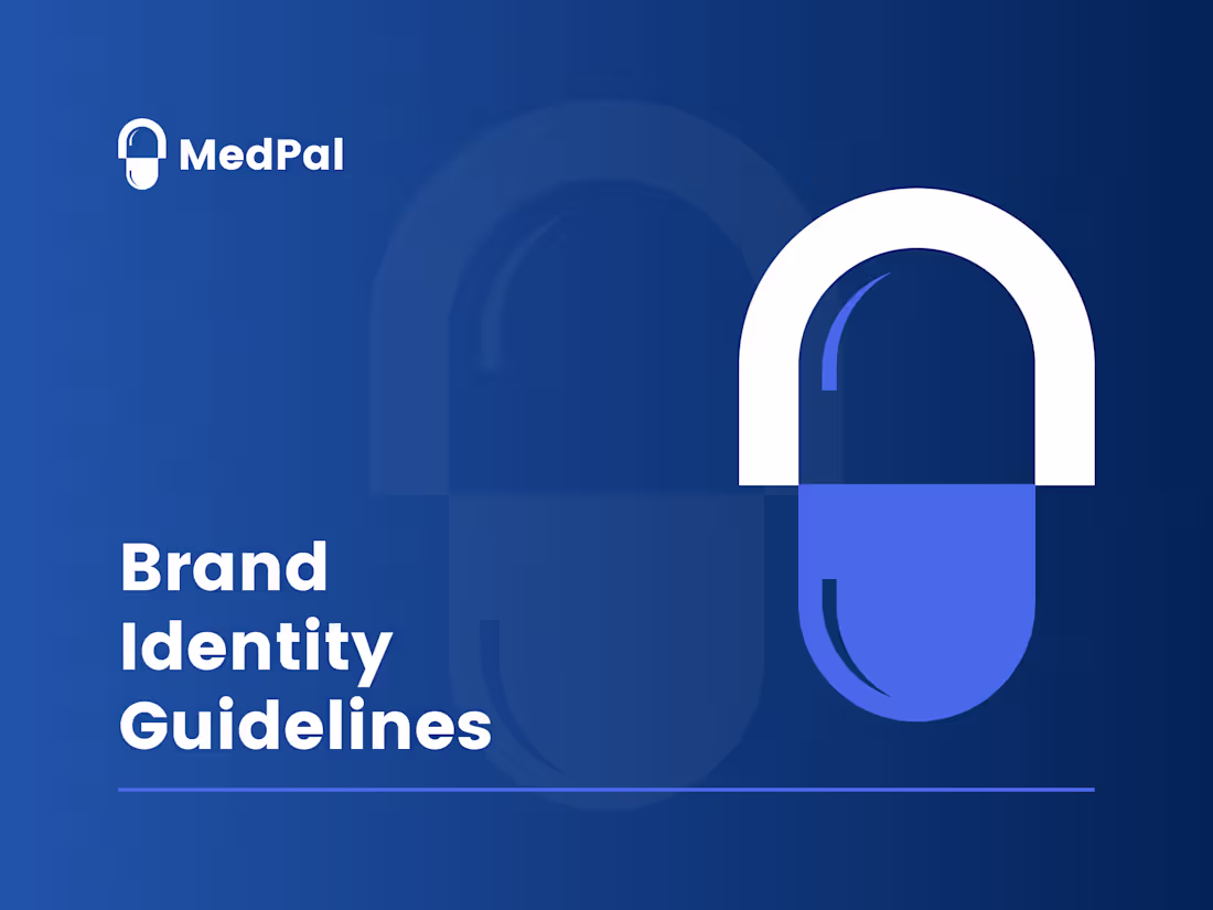 Cover image for MedPal | Brand Identity Design