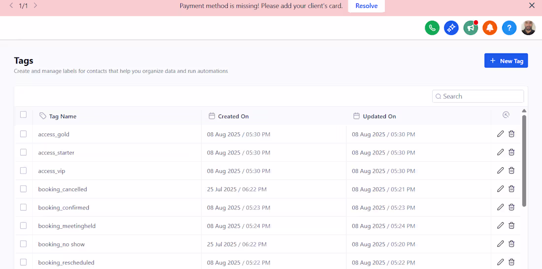 Cover image for GoHighLevel CRM & Tagging Cleanup