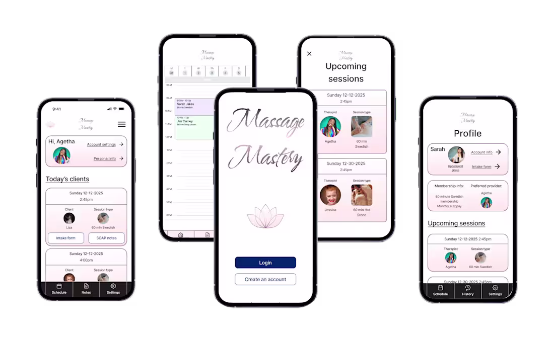 Cover image for Massage Mastery: A treatment plan tool for massage therapists