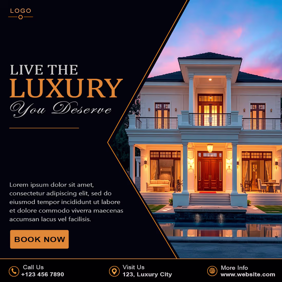 Cover image for It's real estate luxury house
