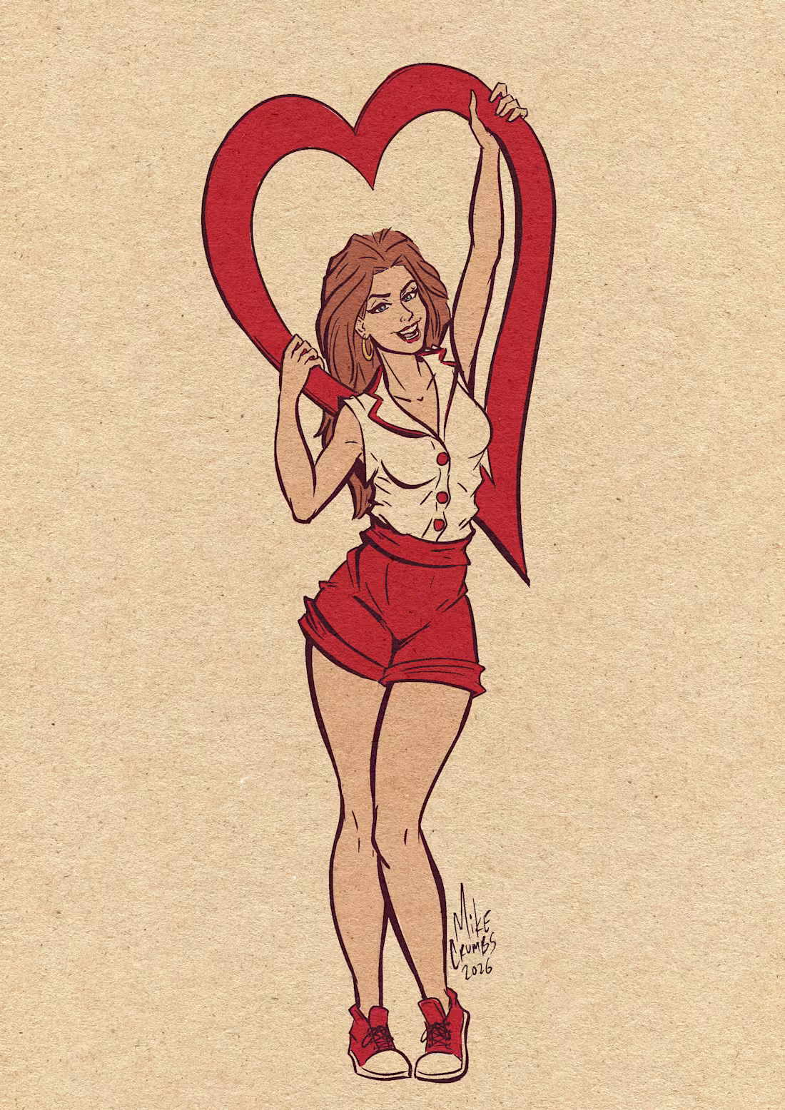 Cover image for Sally Valentine Pinup
