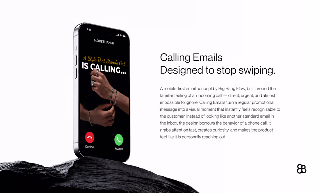 Cover image for Calling inbox email marketing campaign idea