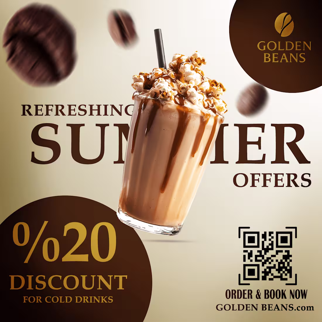 Cover image for A premium coffee promotion poster