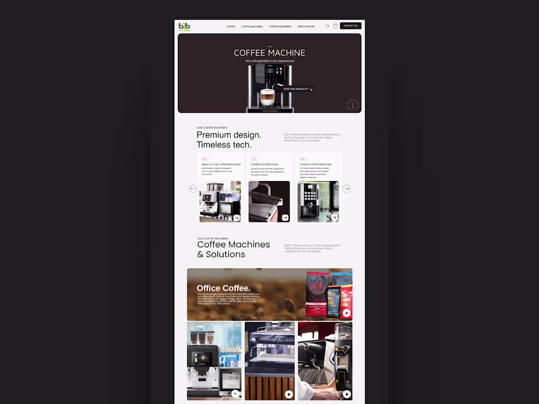 Cover image for BB Coffee — Coffee Machine