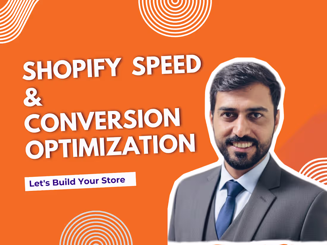 Cover image for Shopify Speed & Conversion Rate Optimization