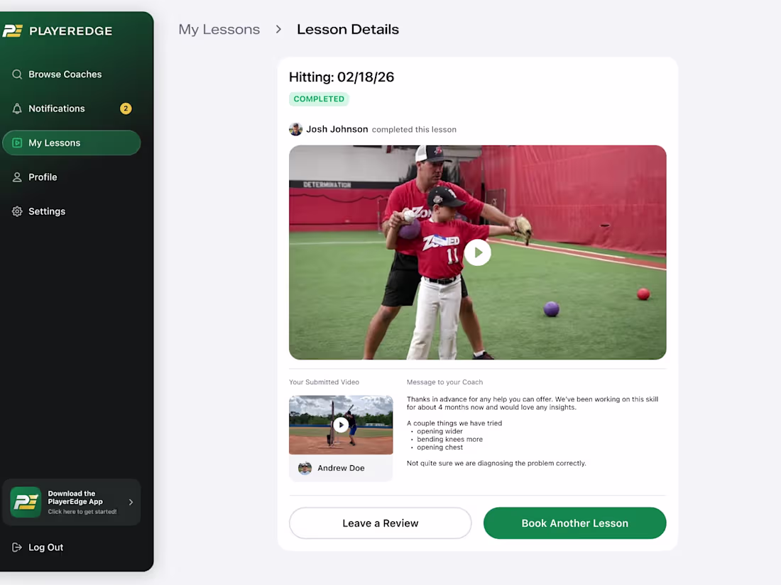 Cover image for PlayerEdge: Coaching Platform for Youth Sports