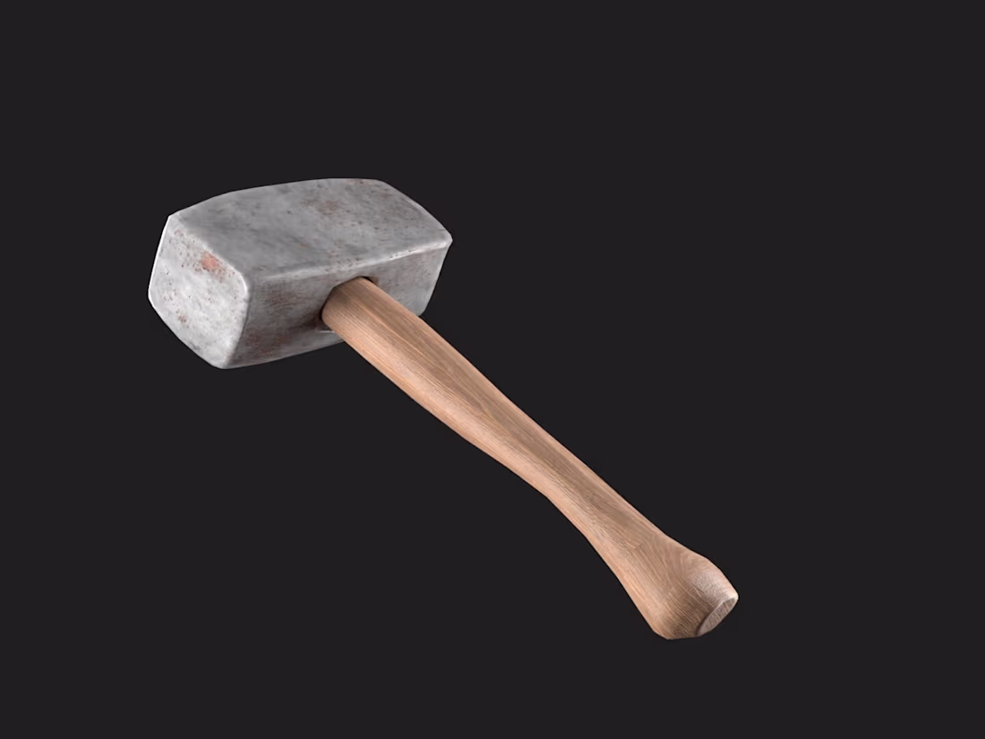 Cover image for Old Hammer - 3D Render