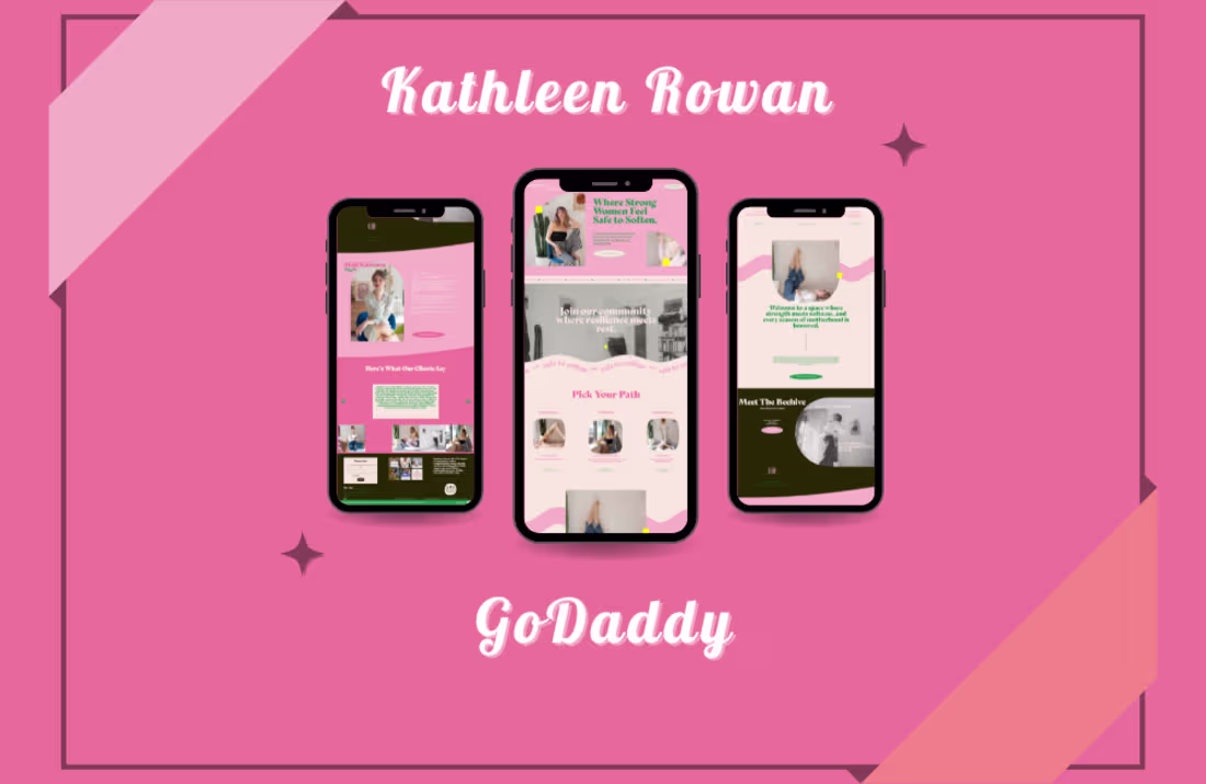 Cover image for Modern responsive GoDaddy website design