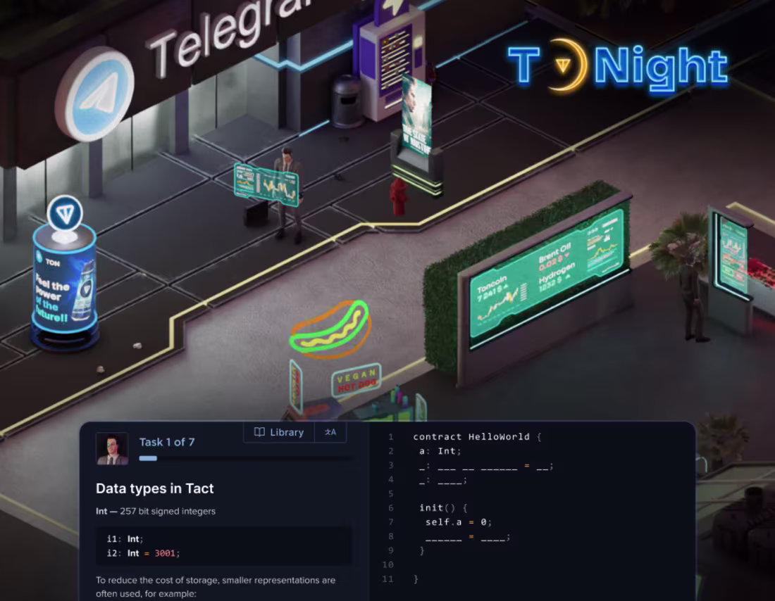 Cover image for TON Blockchain: Designing a Coding Adventure Game